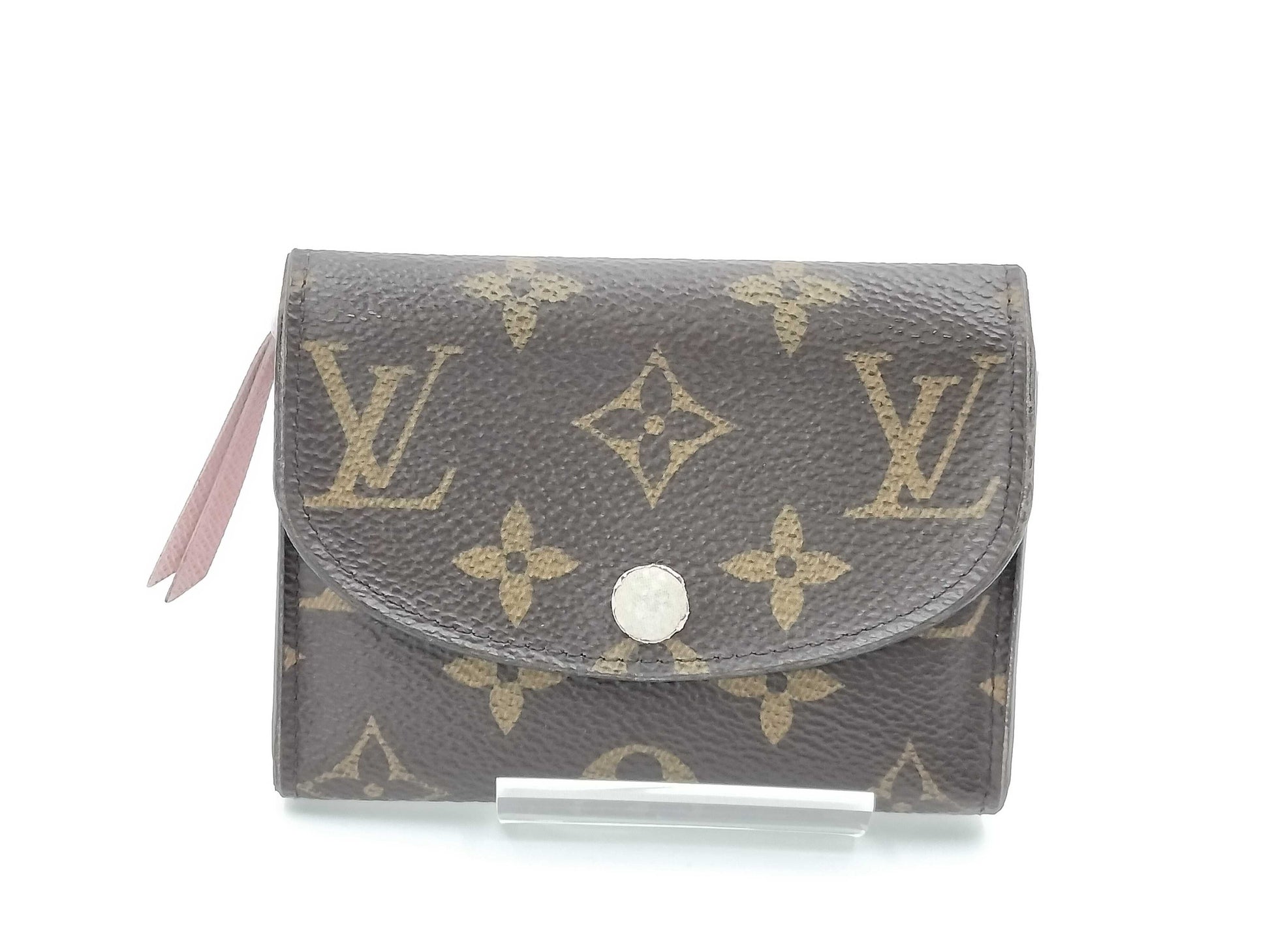 LOUIS VUITTON Monogram Porte Monnaie Rosalie Pink Coin Case