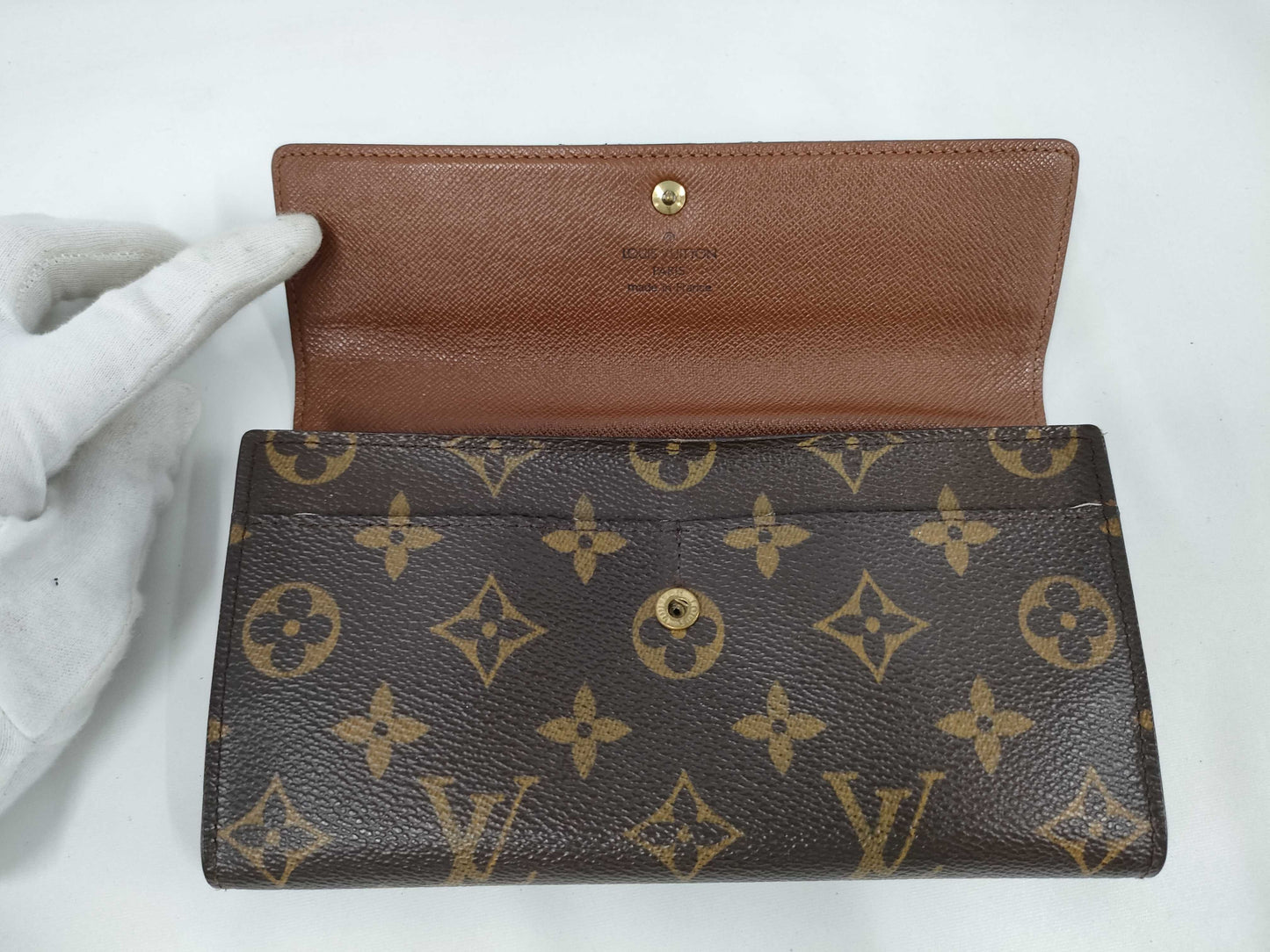 LOUIS VUITTON Monogram M61734 Portefeuille Sarah Wallet