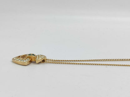 Dior Rhinestone Necklace Necklace
