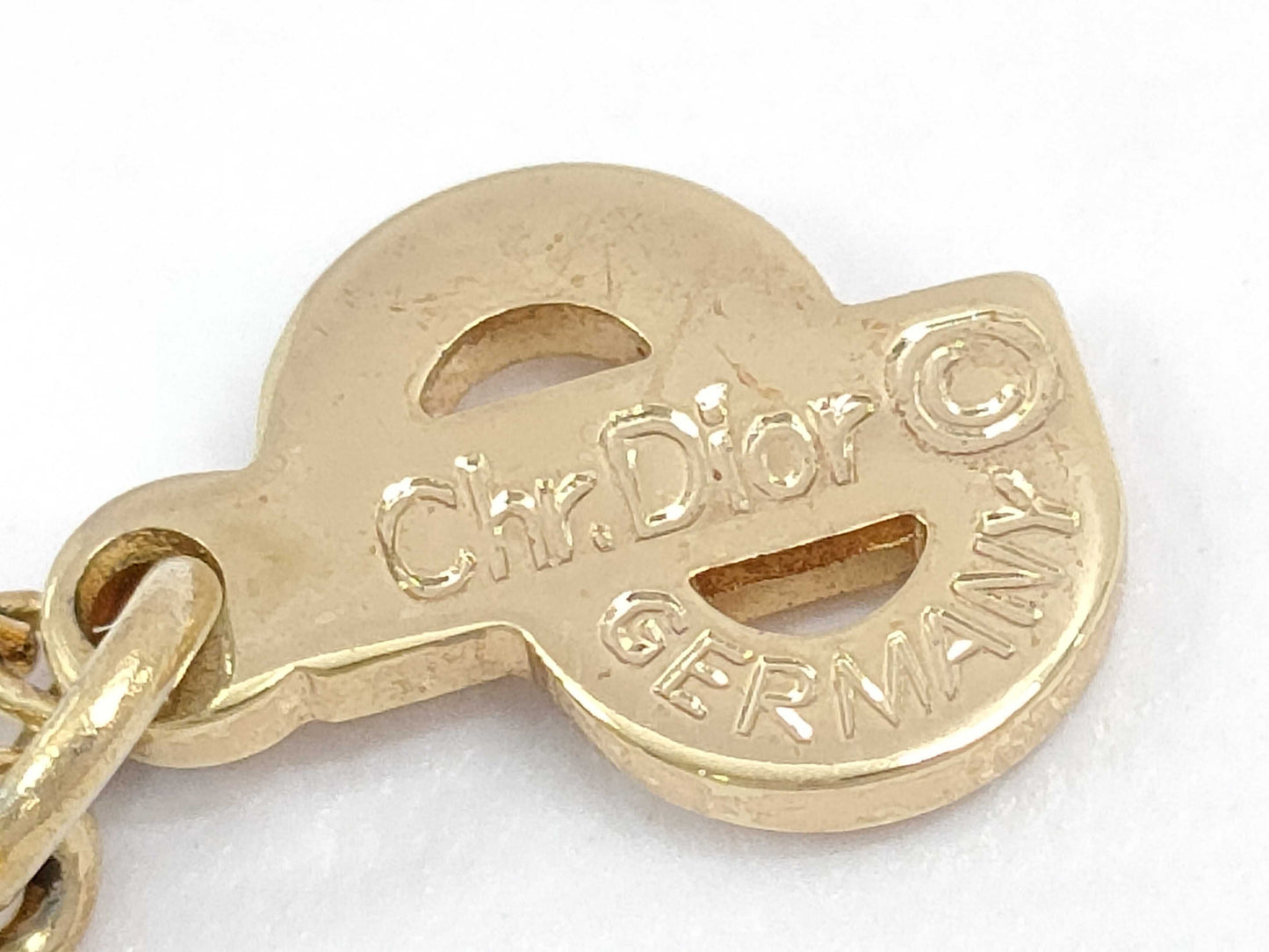 Dior Rhinestone Necklace Necklace