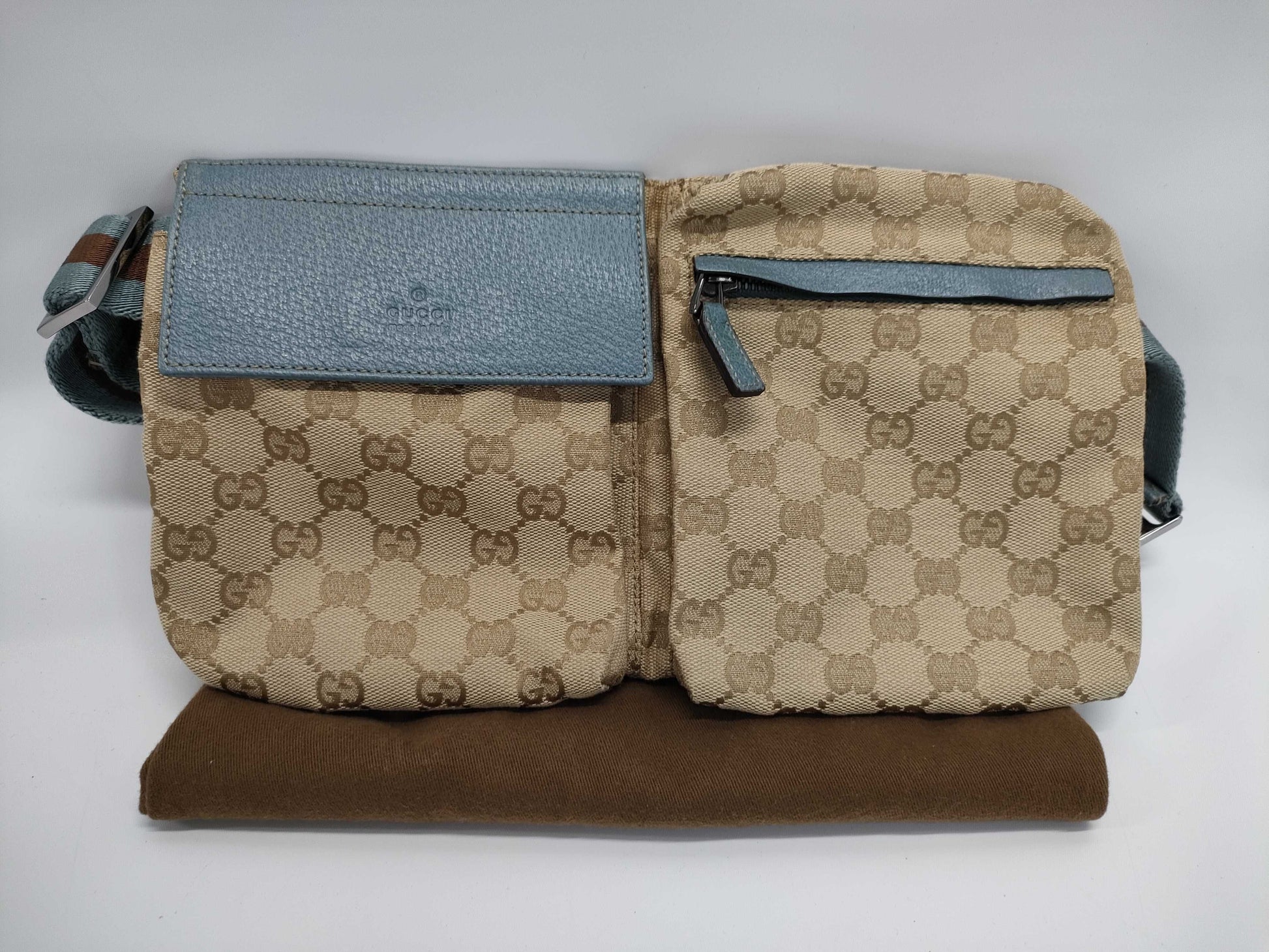 GUCCI GG Canvas 28566 Waist Bag