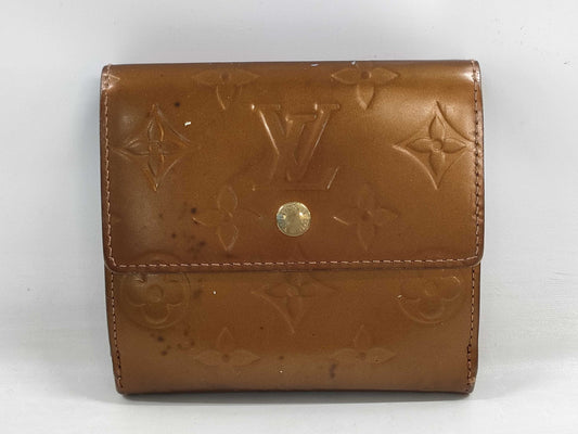 LOUIS VUITTON Vernis Double Compact Wallet