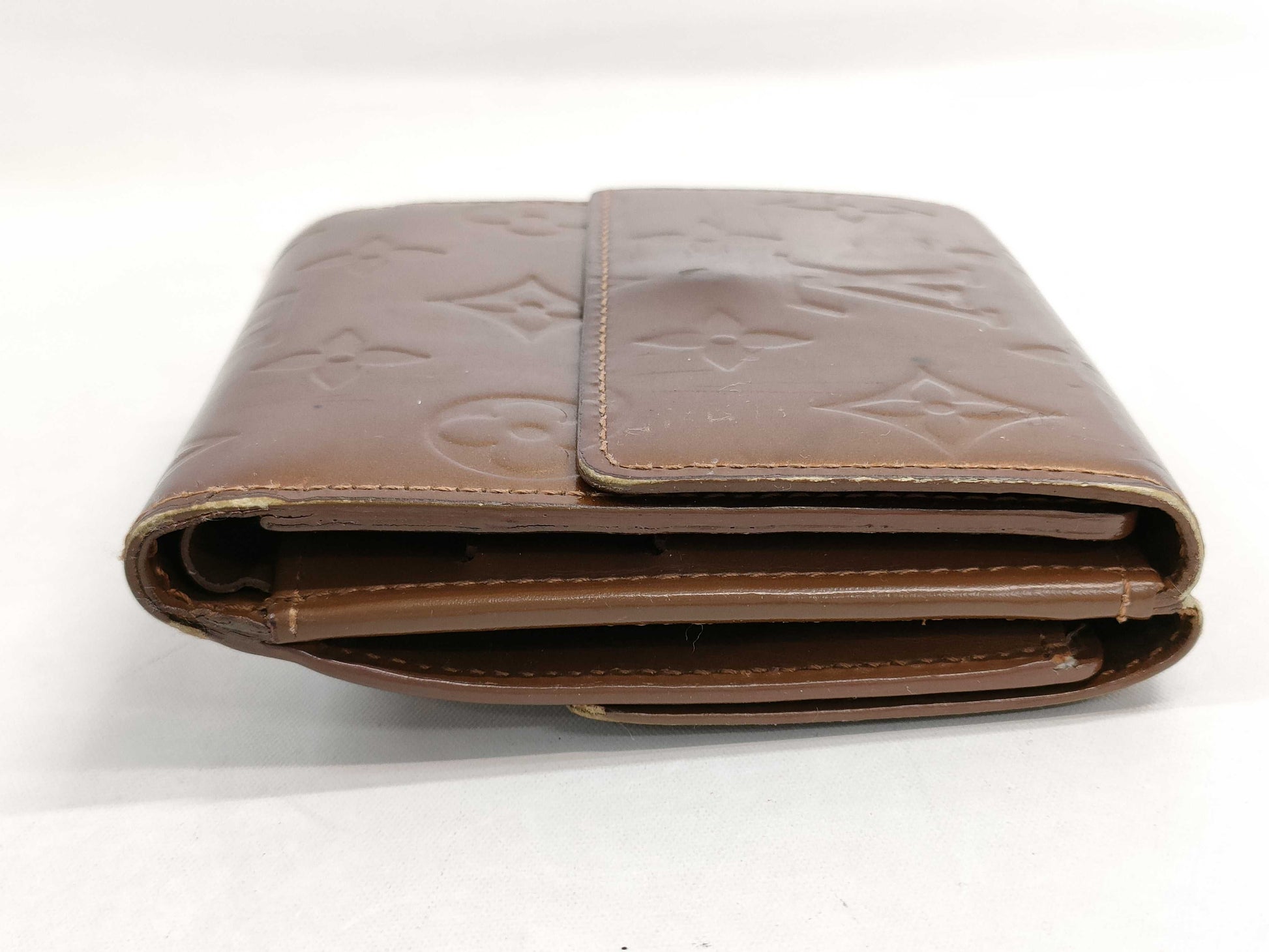 LOUIS VUITTON Vernis Double Compact Wallet