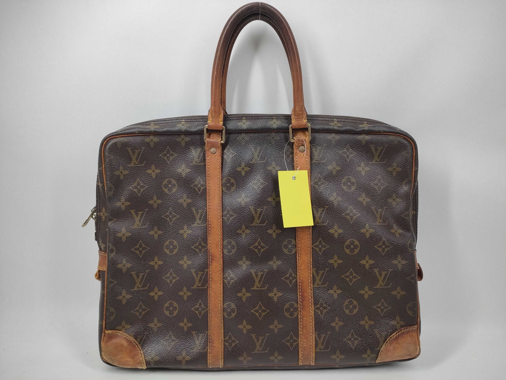 LOUIS VUITTON Monogram Porte Documan Voyage Business Bag