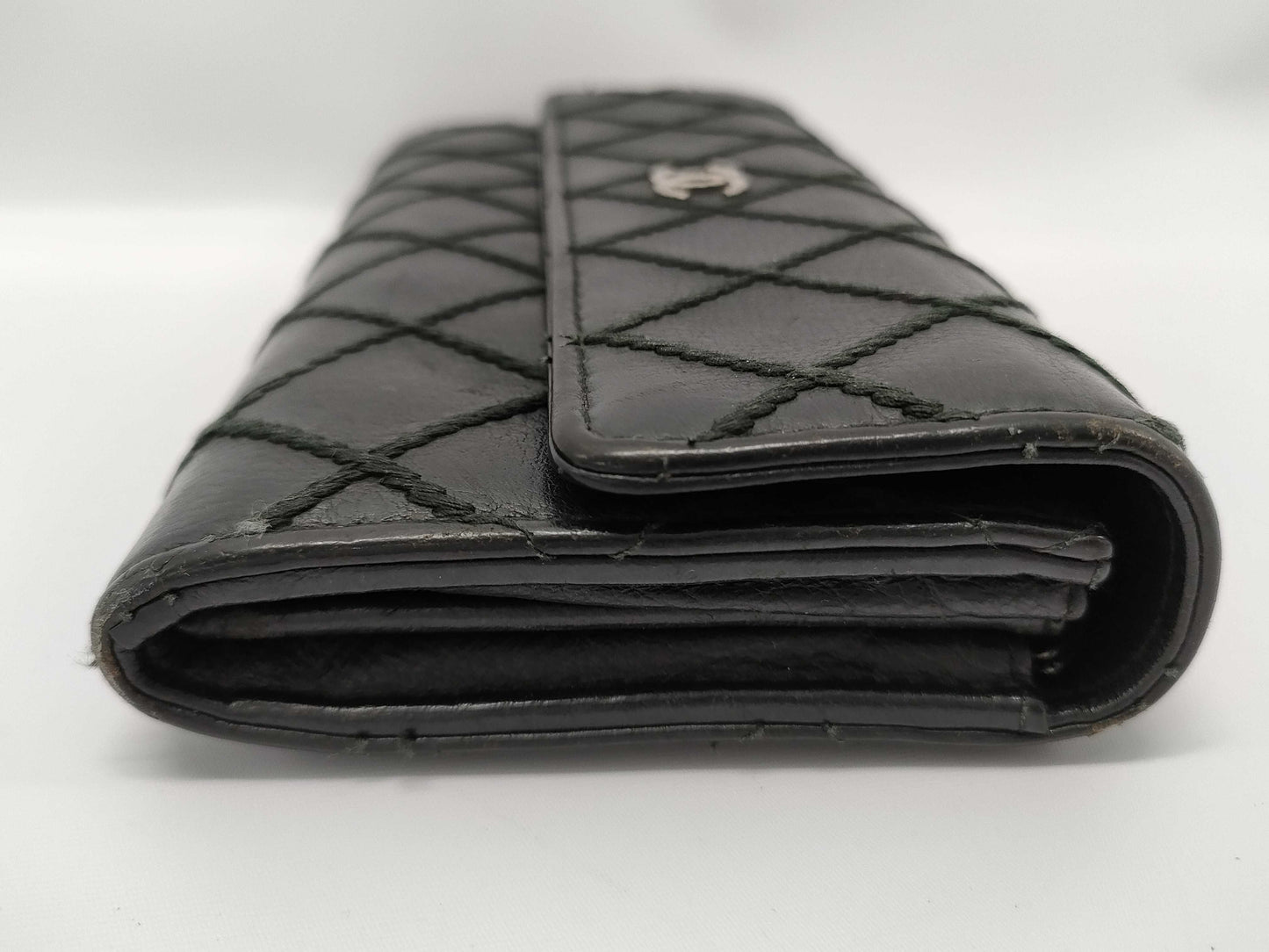 CHANEL Wild Stitch Coco Long Wallet