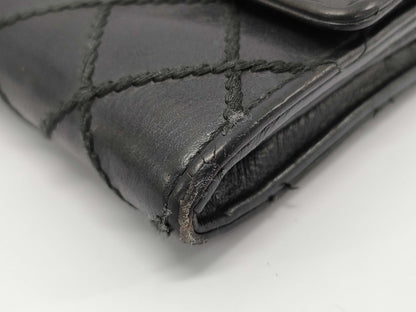 CHANEL Wild Stitch Coco Long Wallet