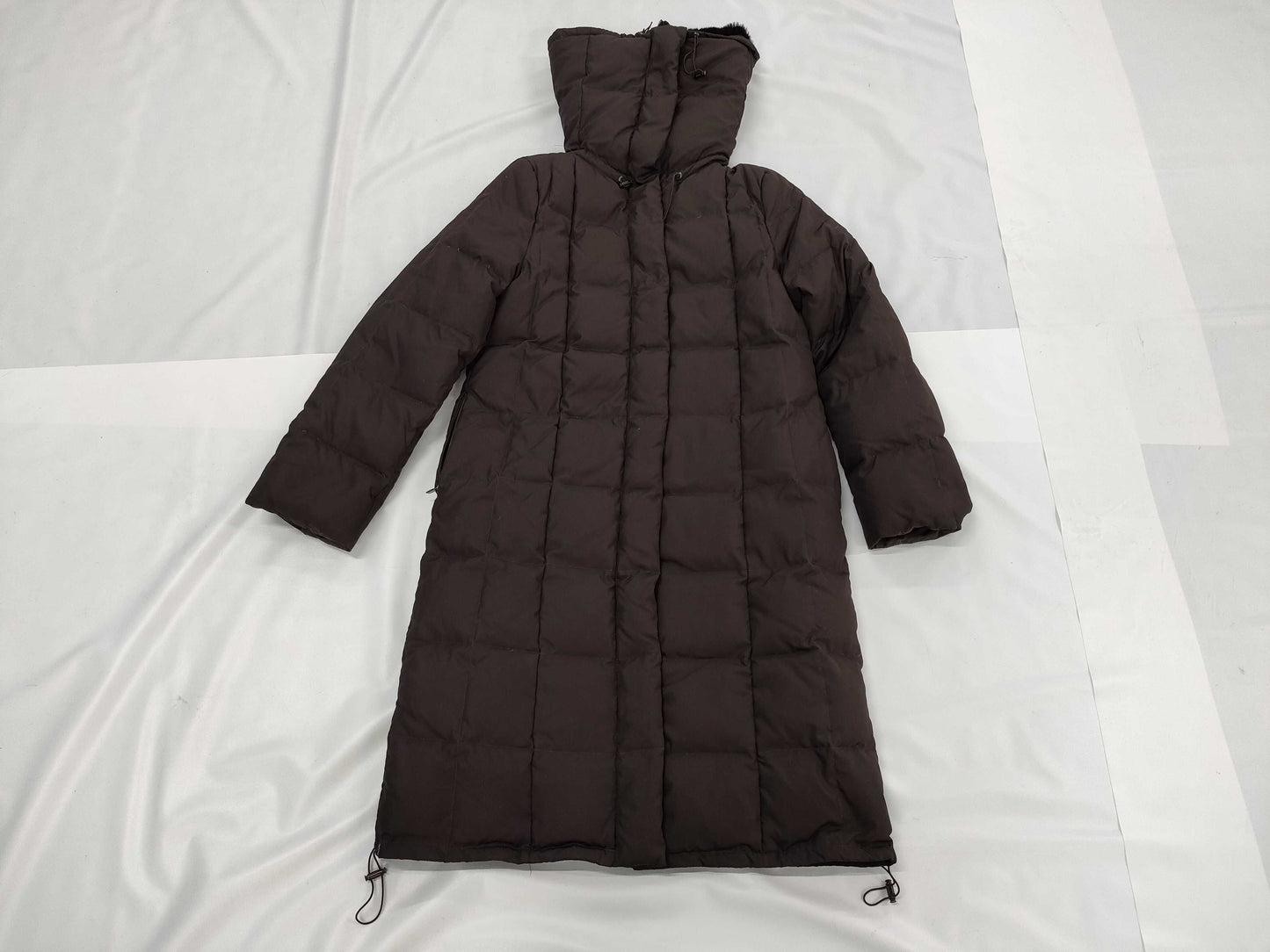 MaxMara Fur Collar Zip Down Coat 14960373