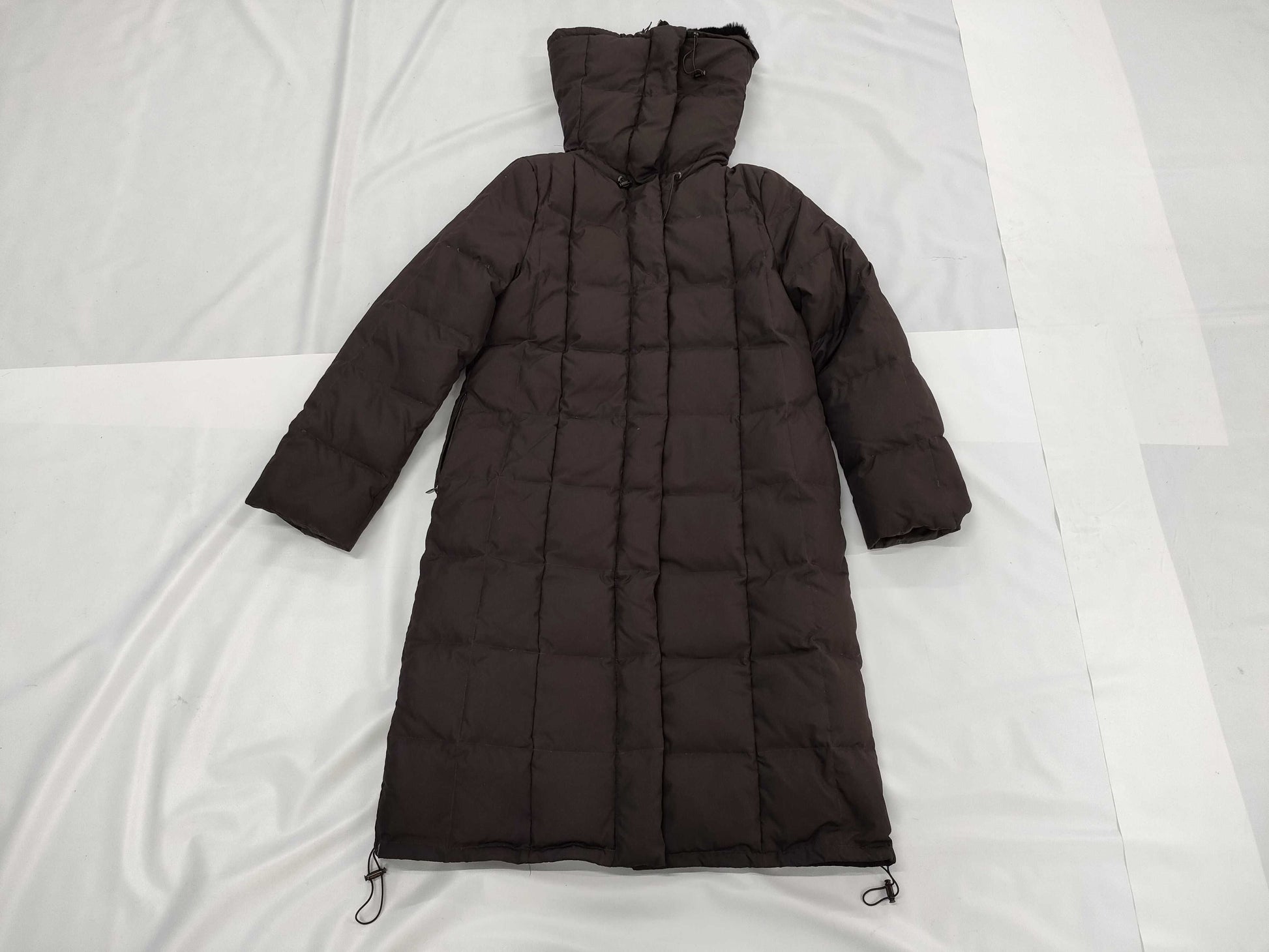 MaxMara Fur Collar Zip Down Coat 14960373