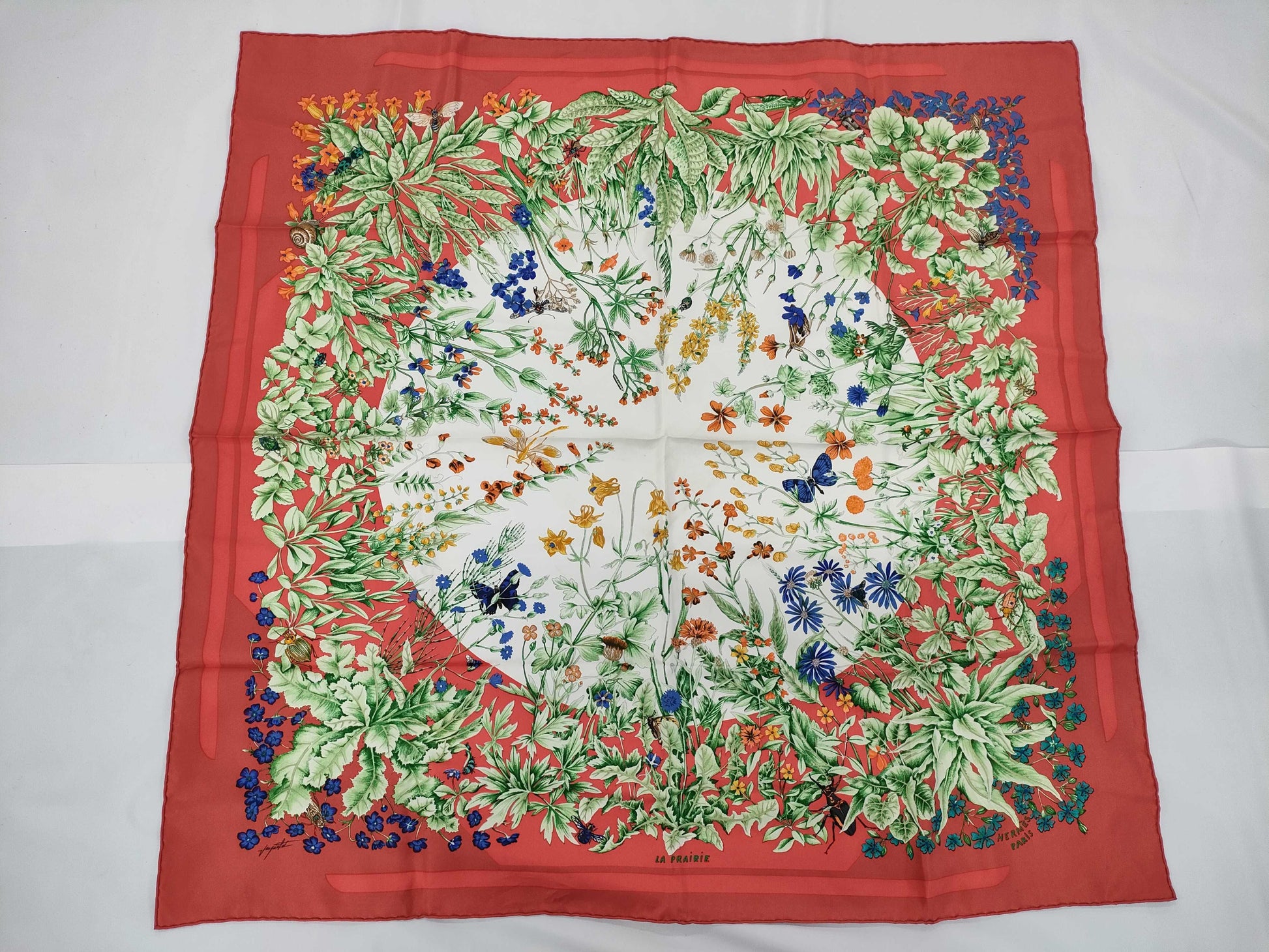 HERMES Carre 90 LAPRAIRIE Scarf