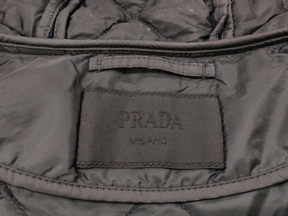 PRADA Plate Down Jacket in Navy