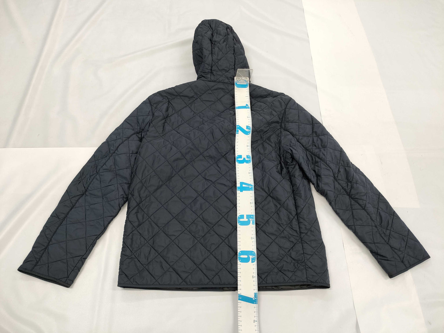 PRADA Plate Down Jacket in Navy