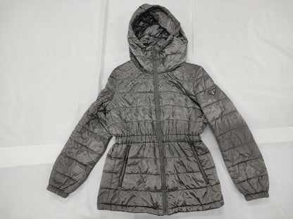 PRADA Plate Down Jacket in Gray