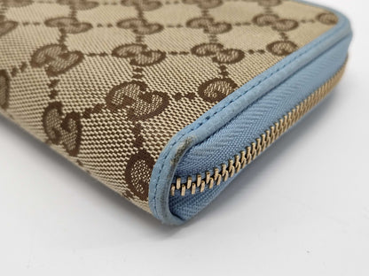 GUCCI GG Canvas Zippy Wallet