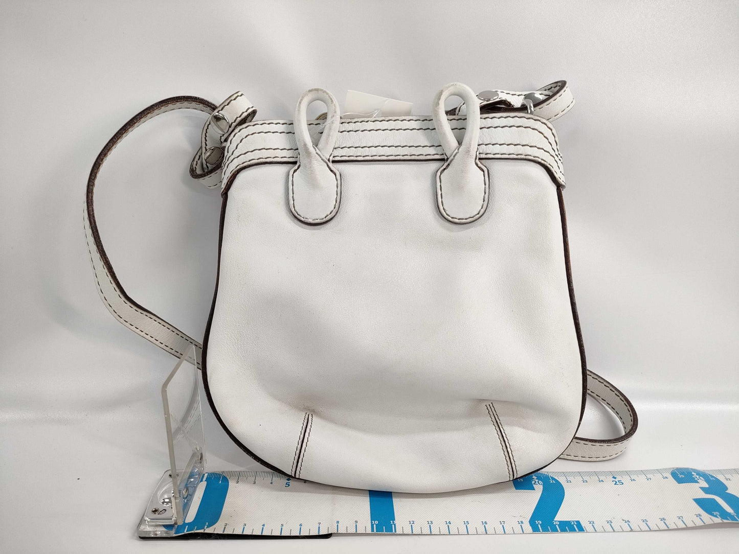 LOEWE Leather Shoulder Bag White Shoulder Bag