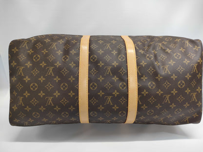 LOUIS VUITTON Monogram M41424 Keepall 55 Boston Bag