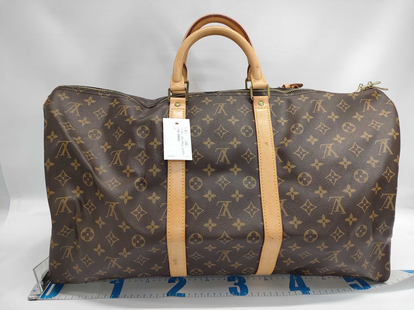 LOUIS VUITTON Monogram M41424 Keepall 55 Boston Bag