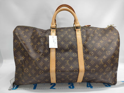 LOUIS VUITTON Monogram M41424 Keepall 55 Boston Bag