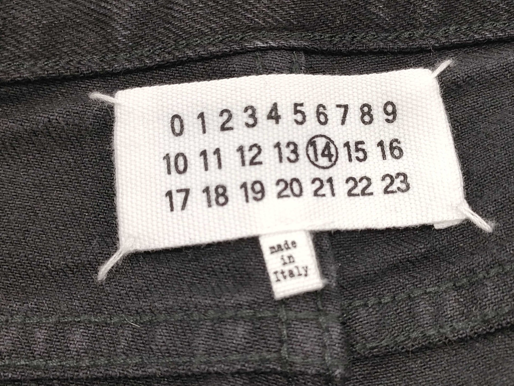 Margiela Jeans Black Margiela S50LA 30535 Pants