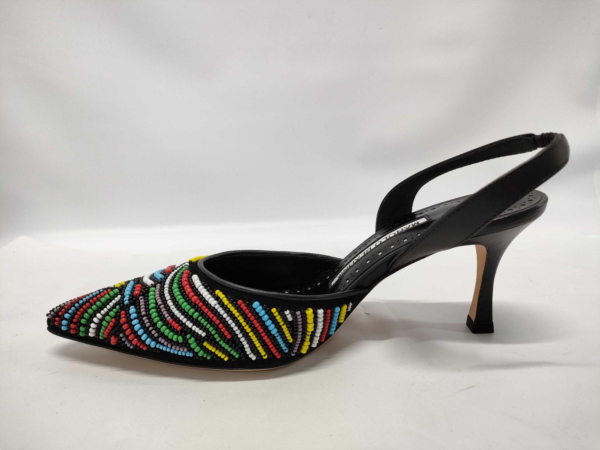 MANOLO BLAHNIK beaded pumps