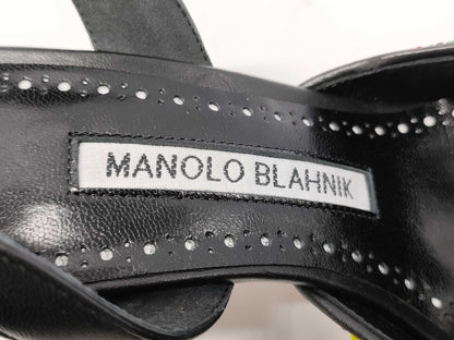 MANOLO BLAHNIK beaded pumps