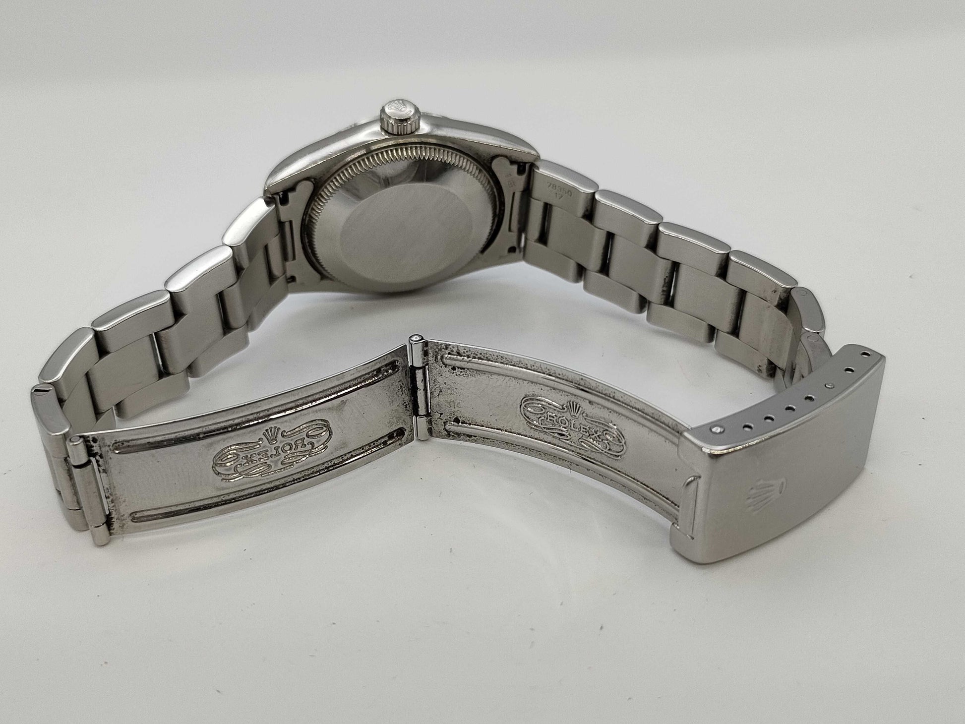 ROLEX 67480 U606248 Blue Dial Women's Watch