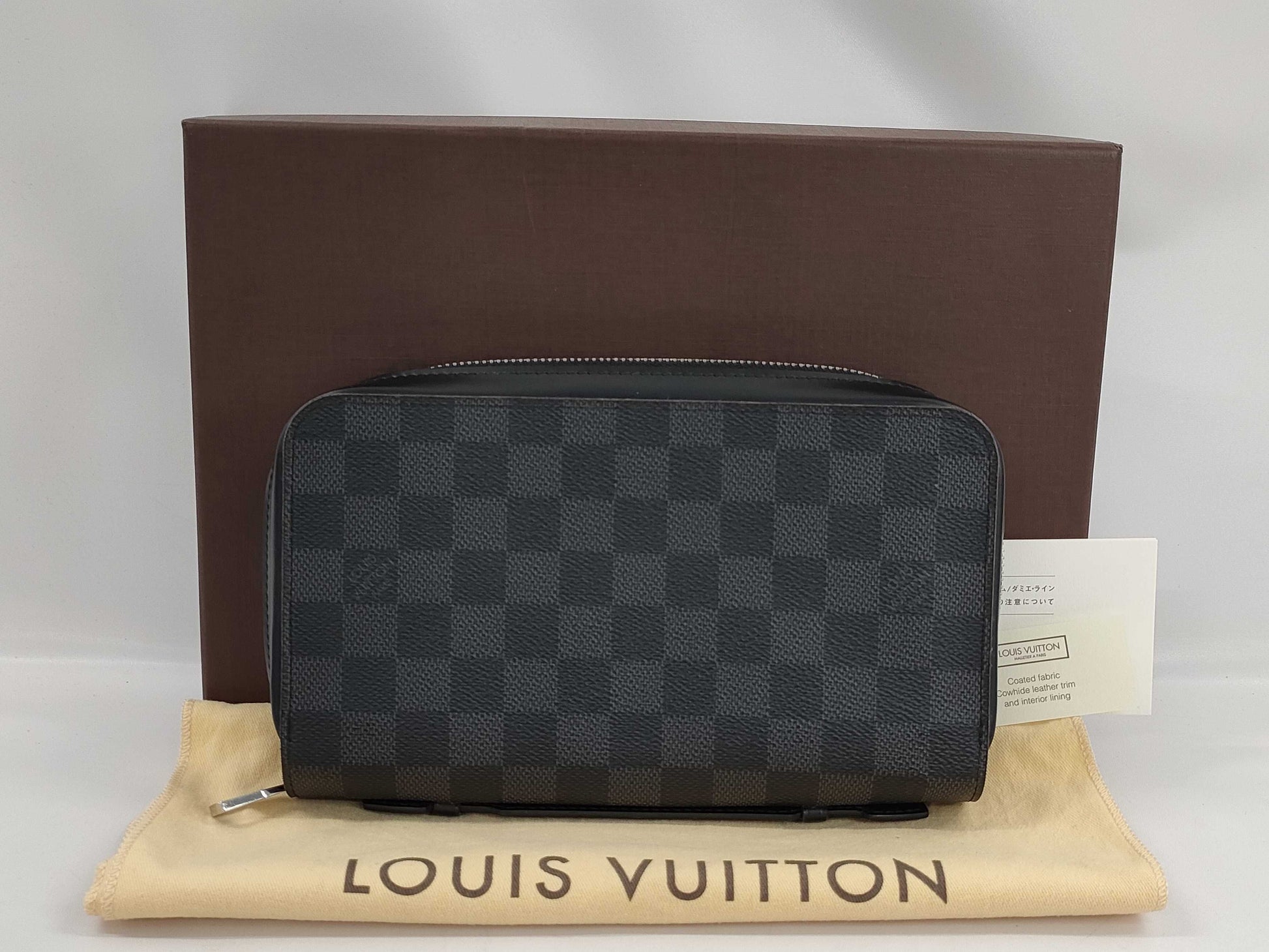 LOUIS VUITTON Damier Graphite N41503 Zippy XL Wallet