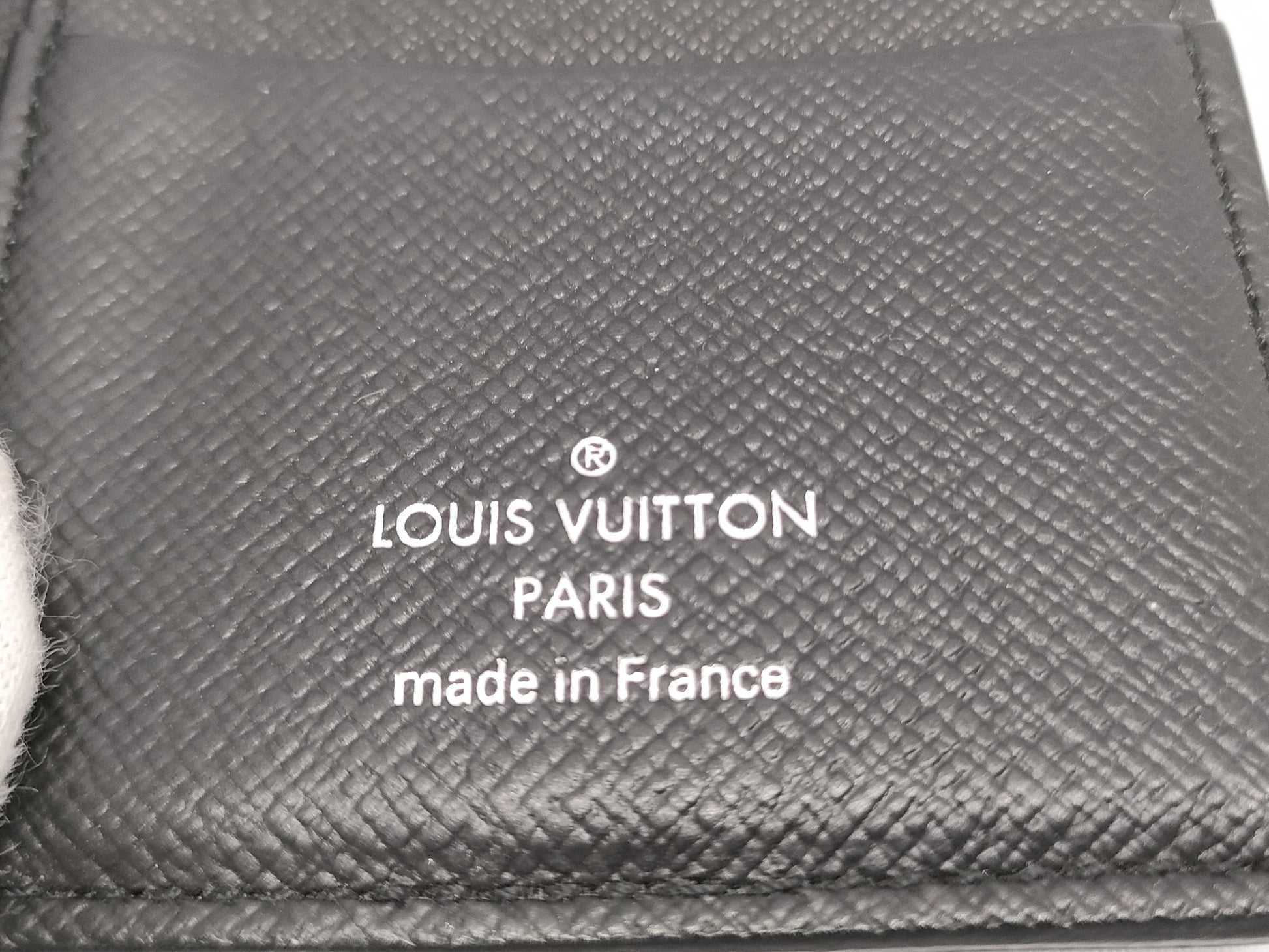 LOUIS VUITTON Damier Graphite N63075 Organizer de Poche Card Case, Pass Case, Business Card Holder