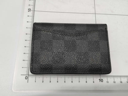 LOUIS VUITTON Damier Graphite N63075 Organizer de Poche Card Case, Pass Case, Business Card Holder