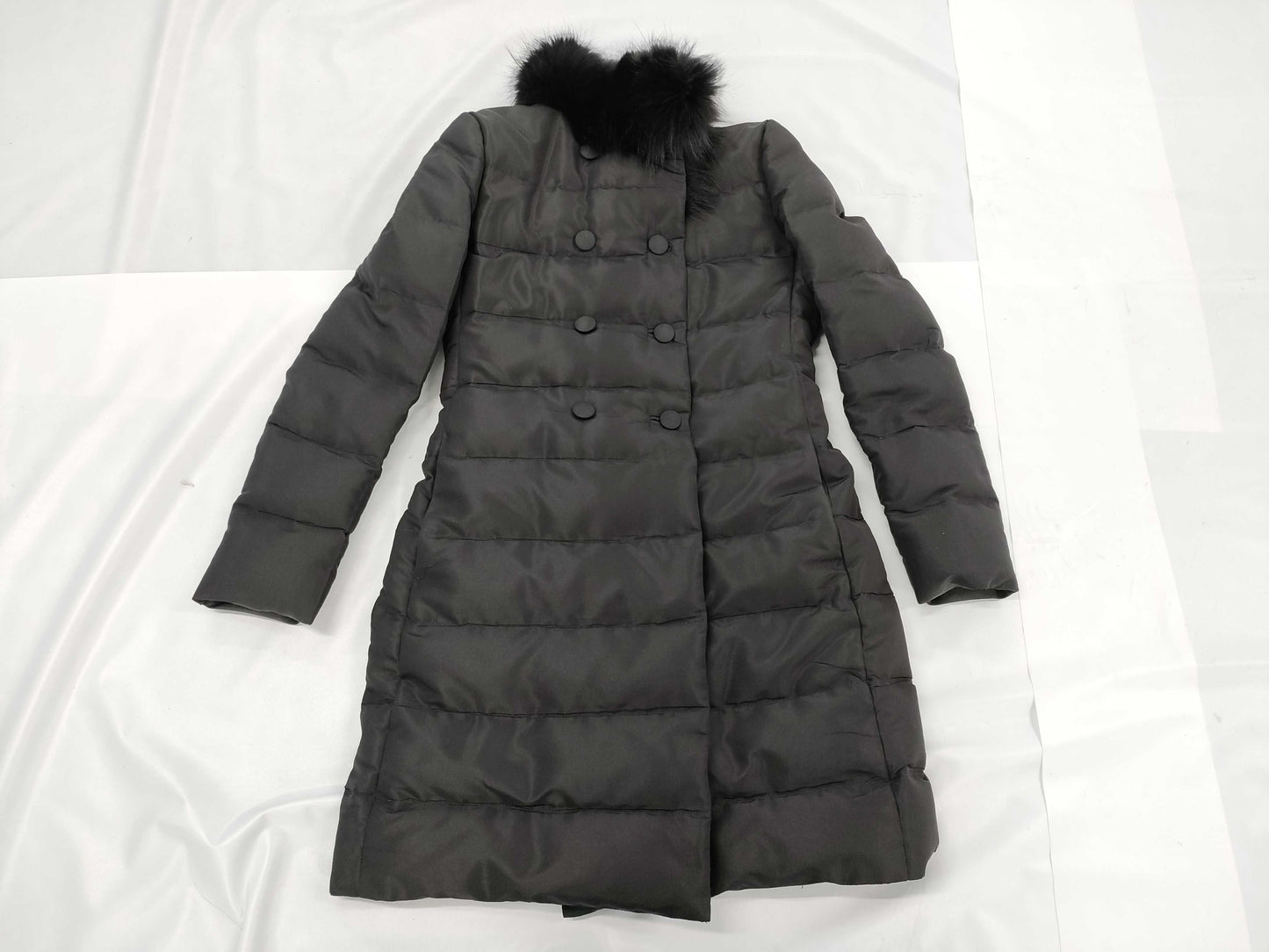 PRADA Down Coat Fox Button 29X527 Coat