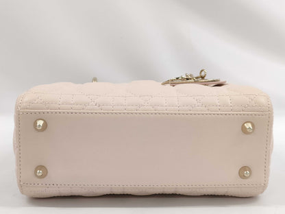 Dior Lady Dior Beige Handbag with ST