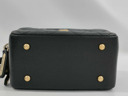 CHANEL Caviar Skin Vanity Chain Shoulder Bag