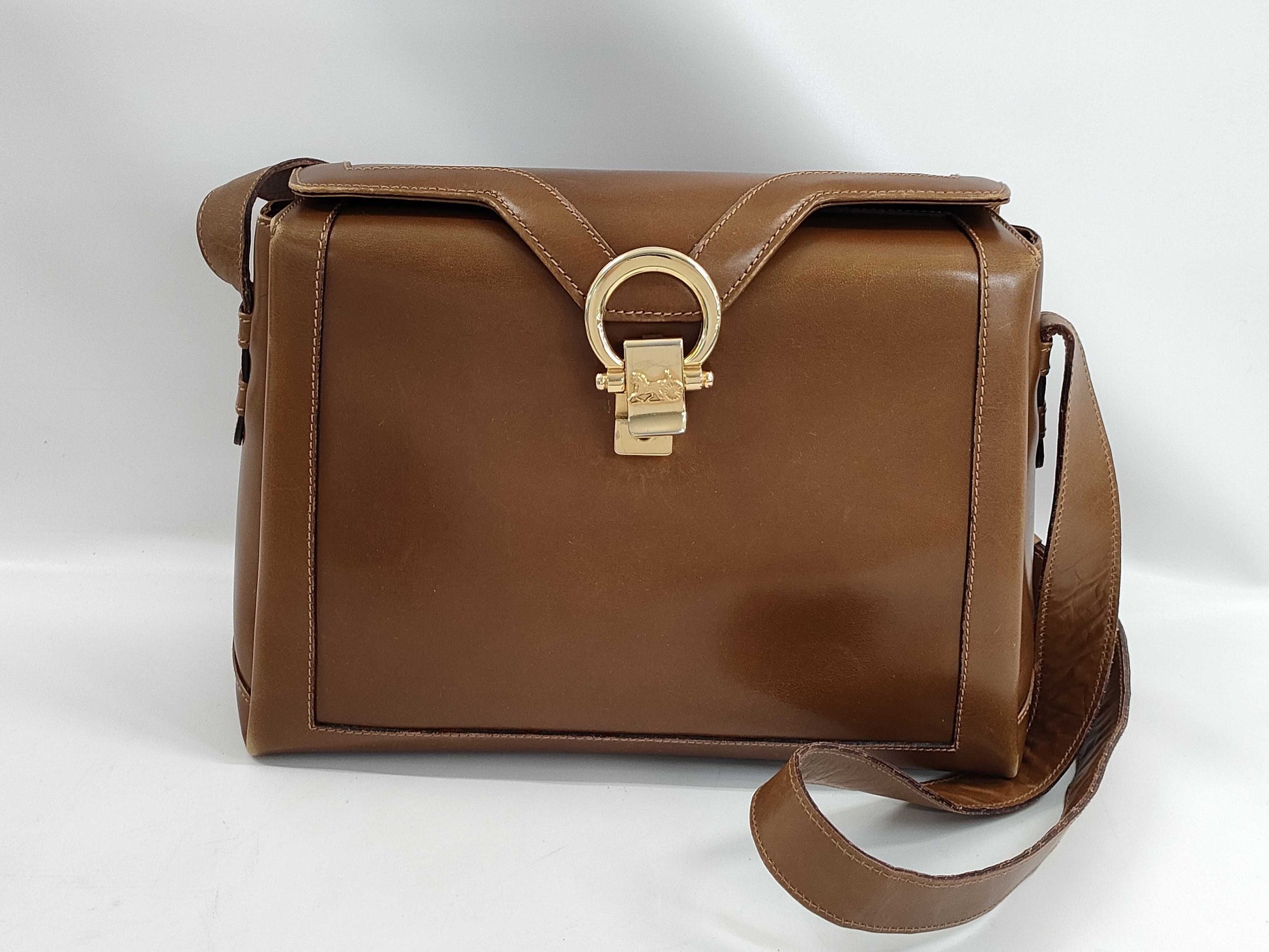 CELINE Carriage Hardware Shoulder Bag