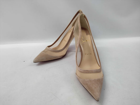 Christian Louboutin mesh pumps
