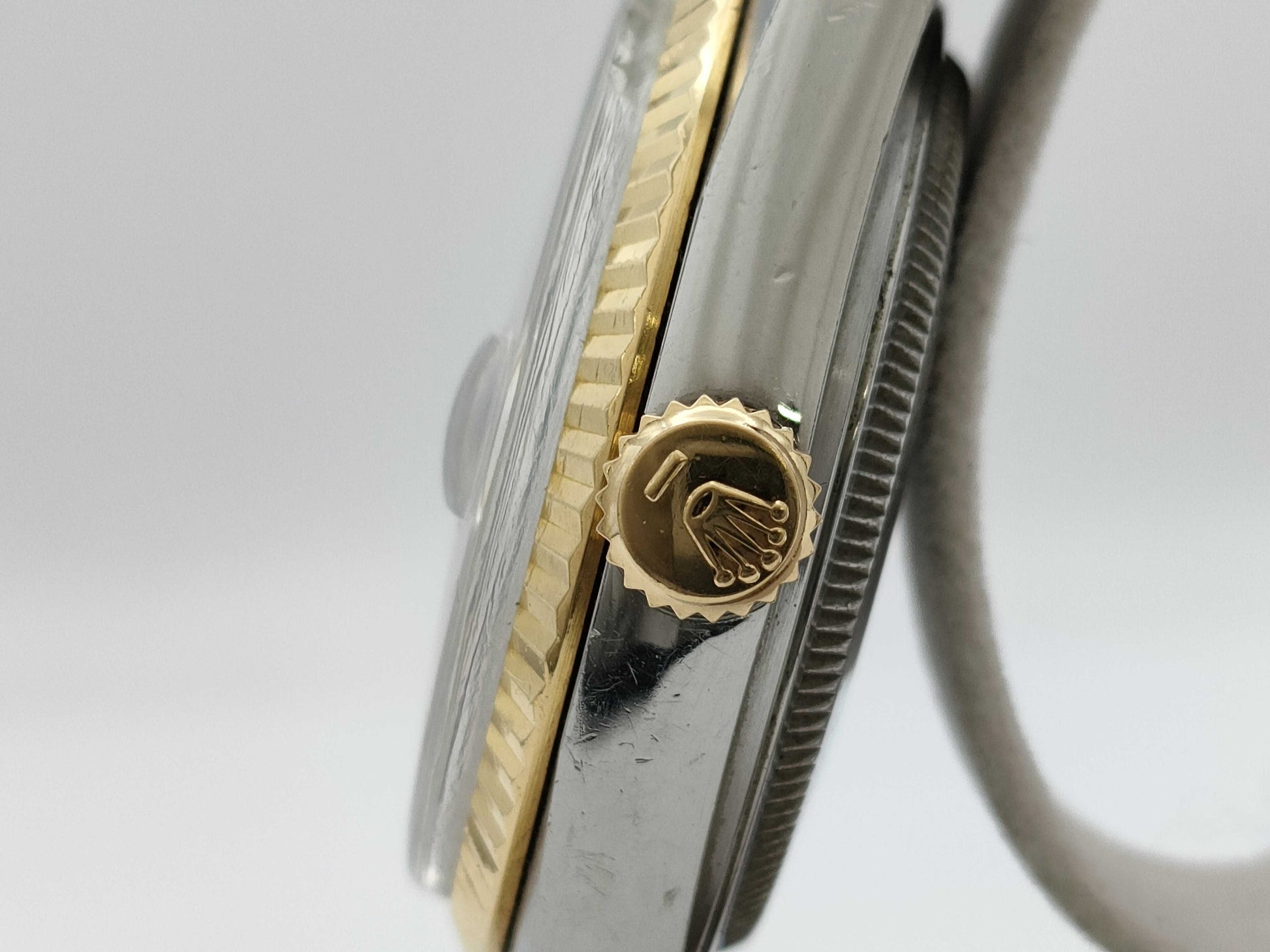 ROLEX 16013G Champagne Dial Men's Watch