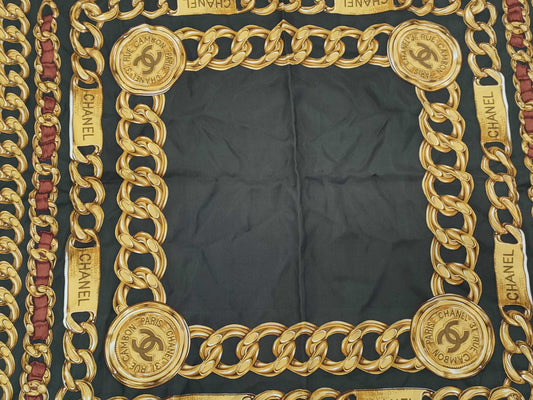 CHANEL chain scarf