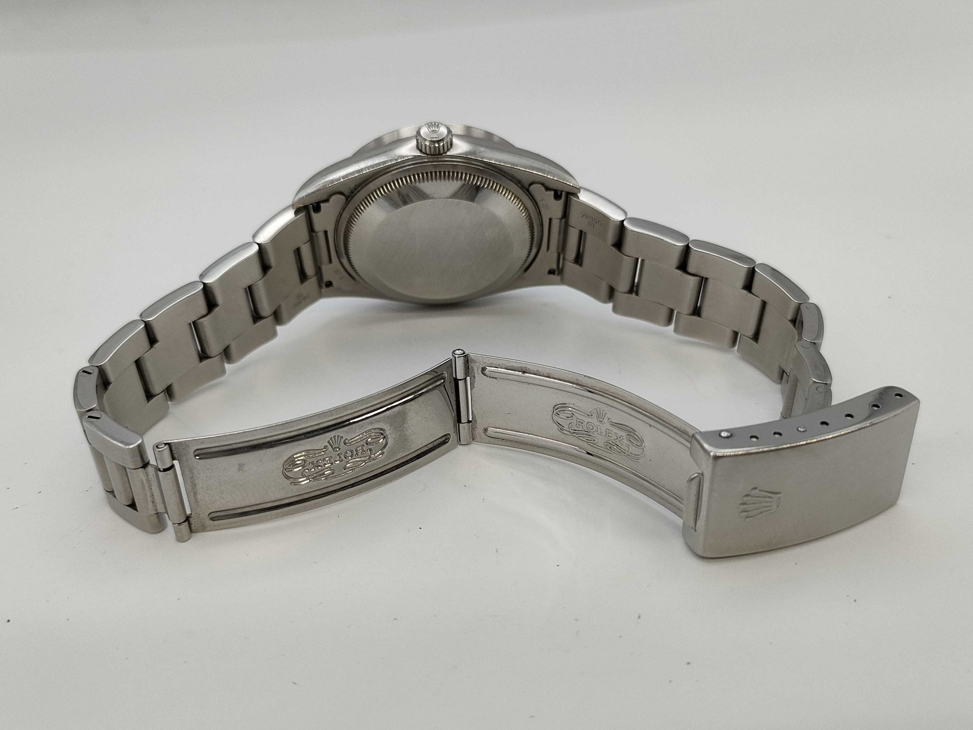 ROLEX 15210 S344056 Black Dial Boys' Watch