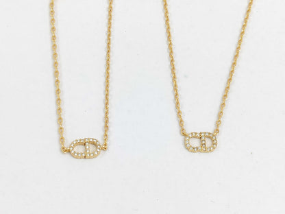 Dior Gold Logo Necklace/Bracelet Necklace