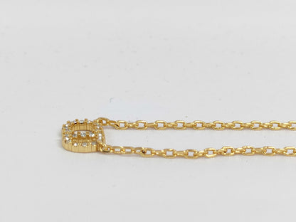 Dior Gold Logo Necklace/Bracelet Necklace