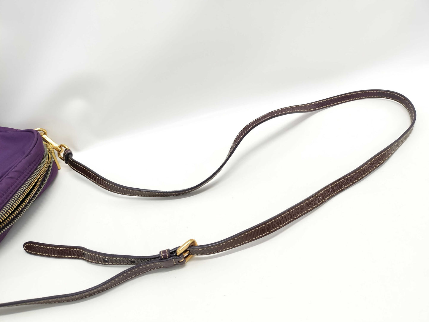 PRADA Nylon Beaded Shoulder Bag