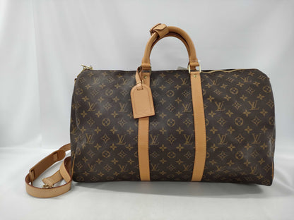 LOUIS VUITTON Monogram M41416 Keepall Bandouliere 50 Boston Bag