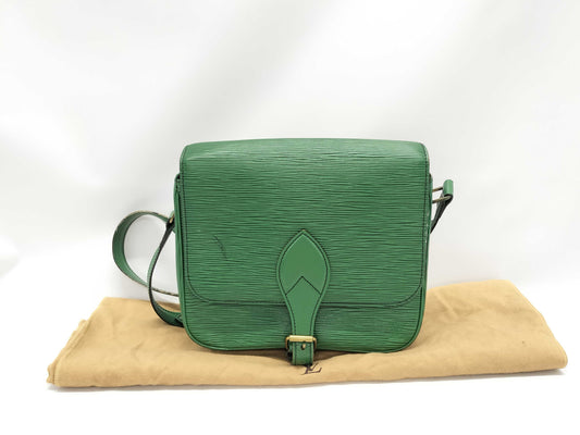 LOUIS VUITTON Epi Carte Ciel Green Shoulder Bag