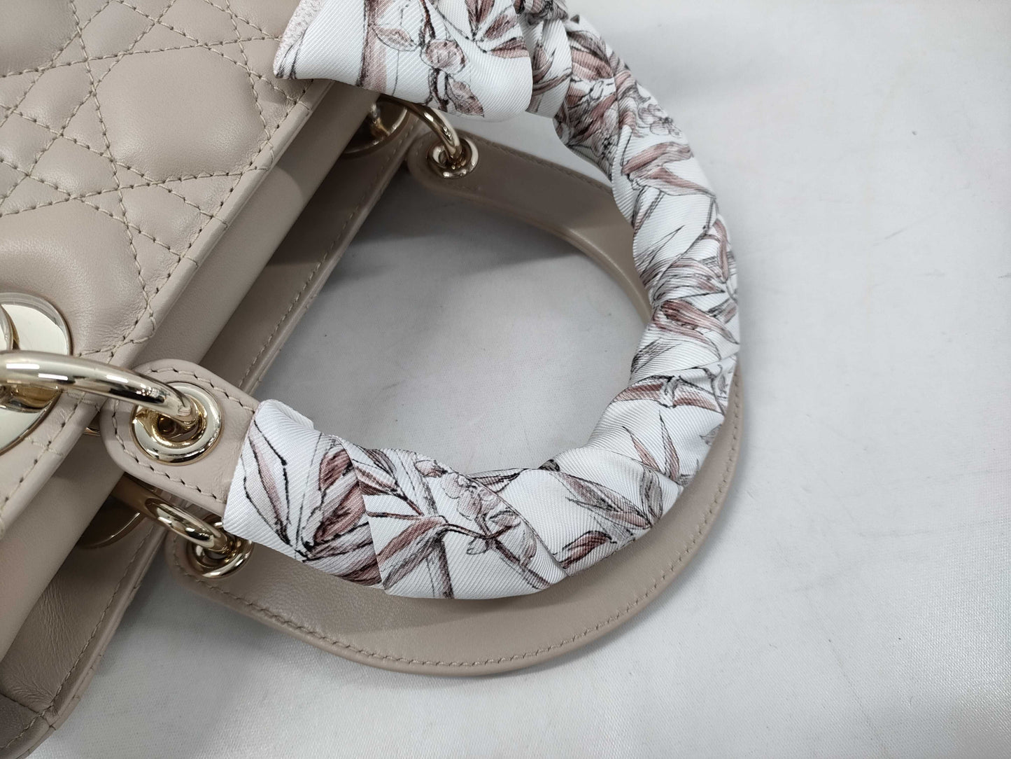 Dior Lady Dior Cannage Twilly Set Handbag