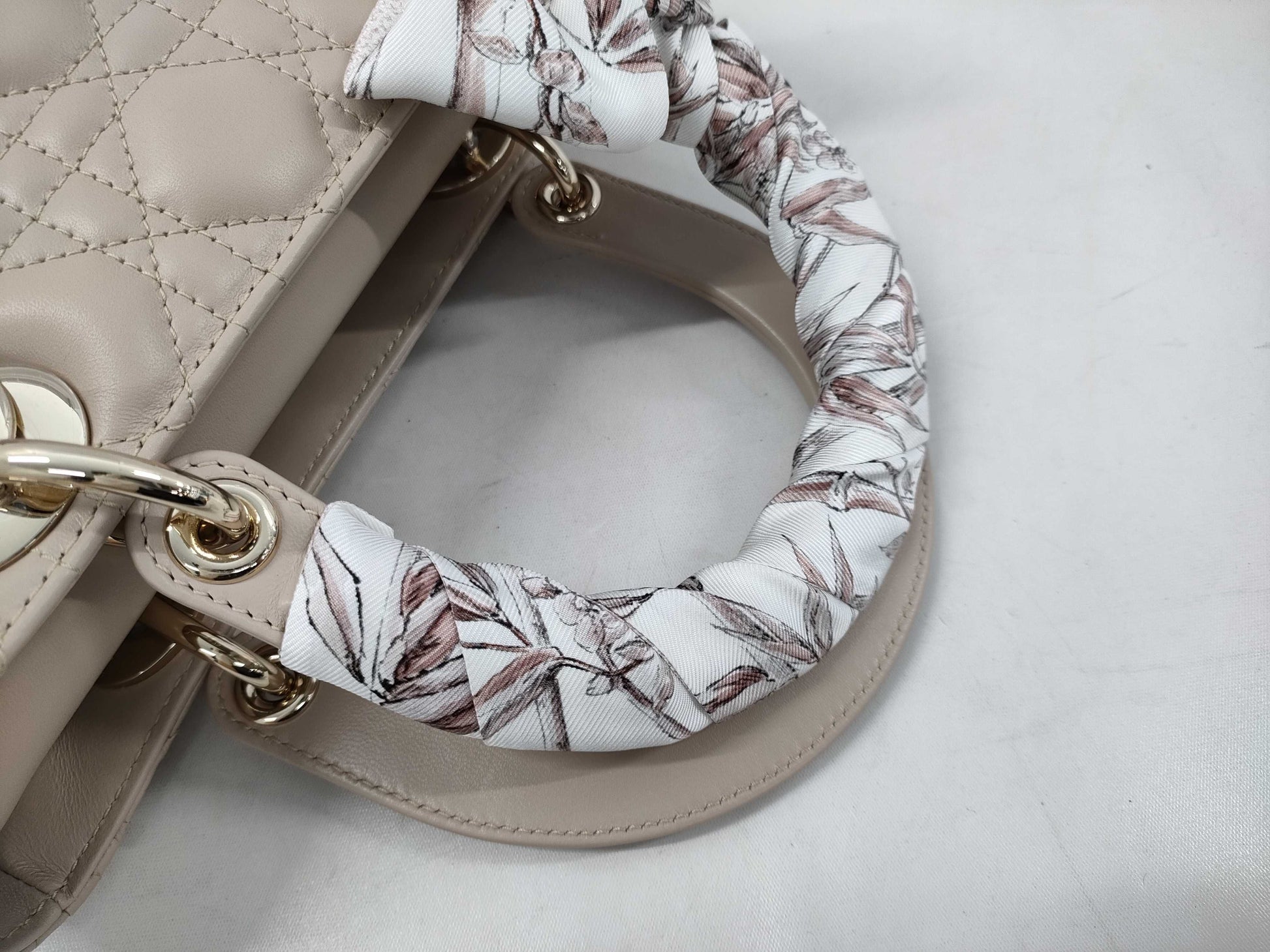 Dior Lady Dior Cannage Twilly Set Handbag