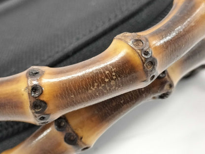 GUCCI Bamboo Mini Pochette Shoulder Bag