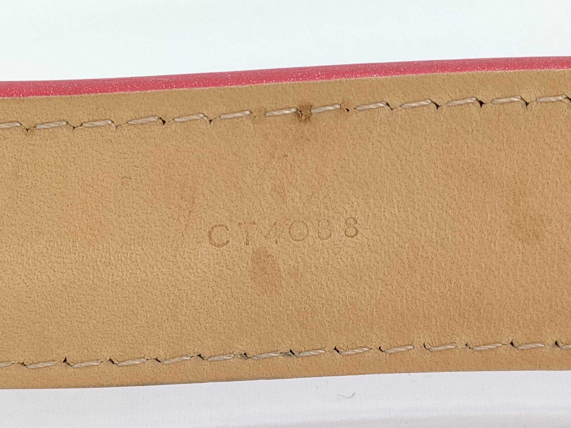 LOUIS VUITTON Vernis Vernis Santur Belt