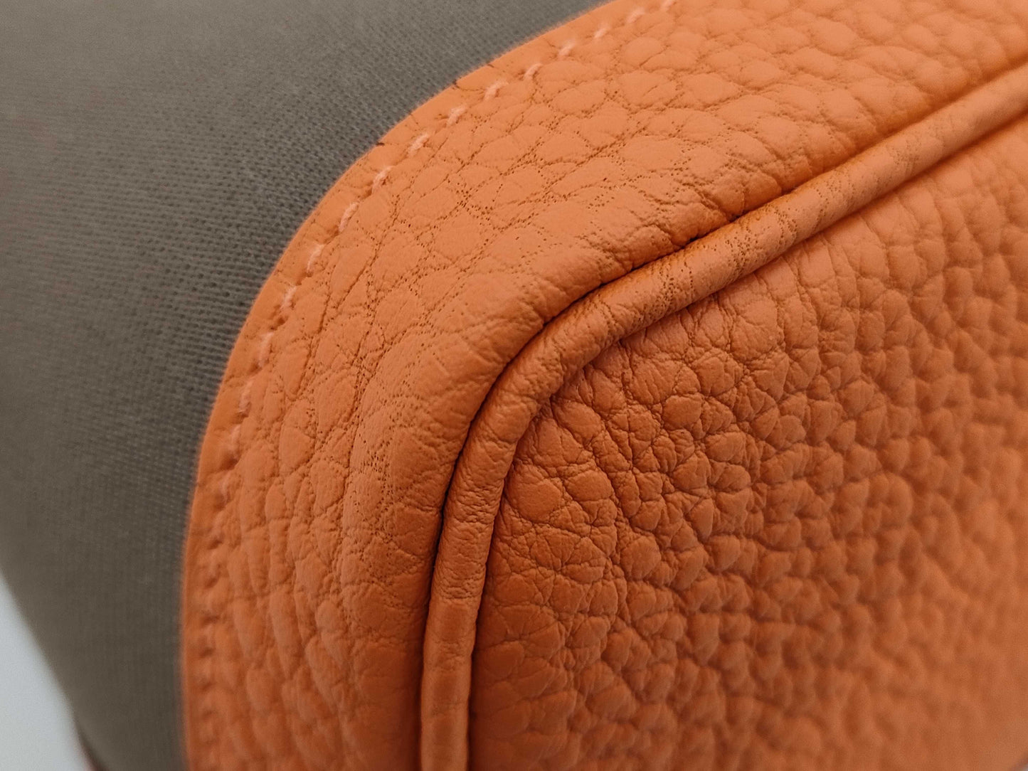 HERMES Garden Party TPM Toile x Negonda Silver Hardware K Stamped Handbag