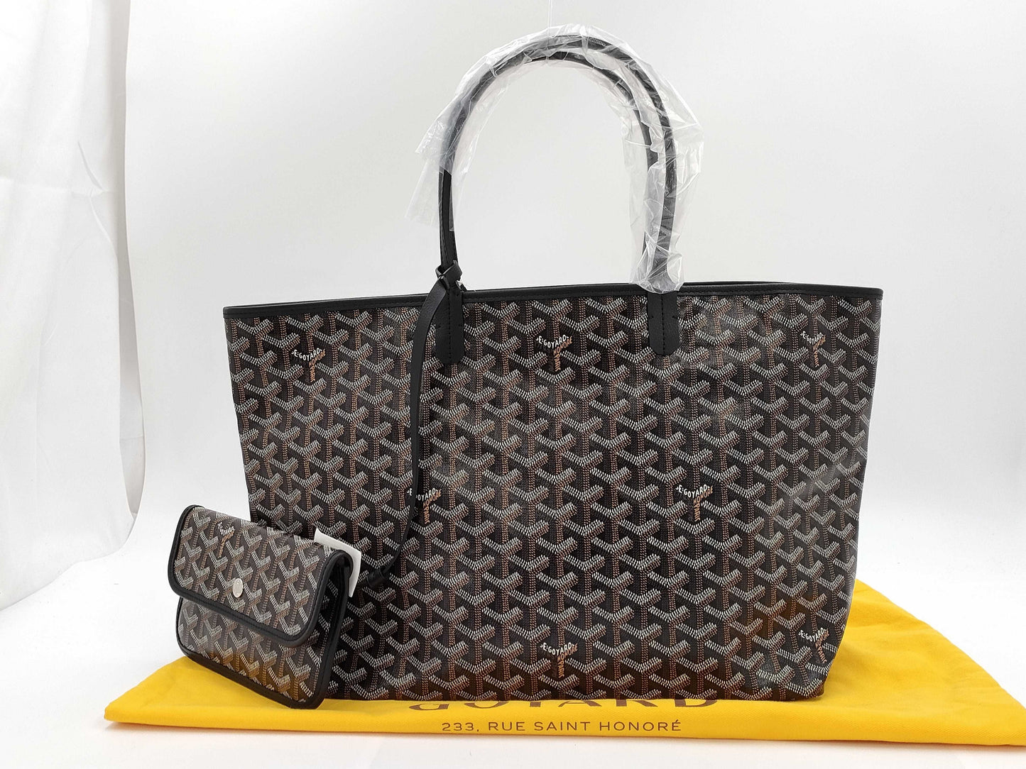 GOYARD PM Black Tote Bag