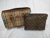 LOUIS VUITTON Louis Vuitton/Burberry bag set Boston bag