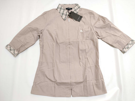 BURBERRY □ BURBERRY LONDON Zip-up Shirt with Tag Tops