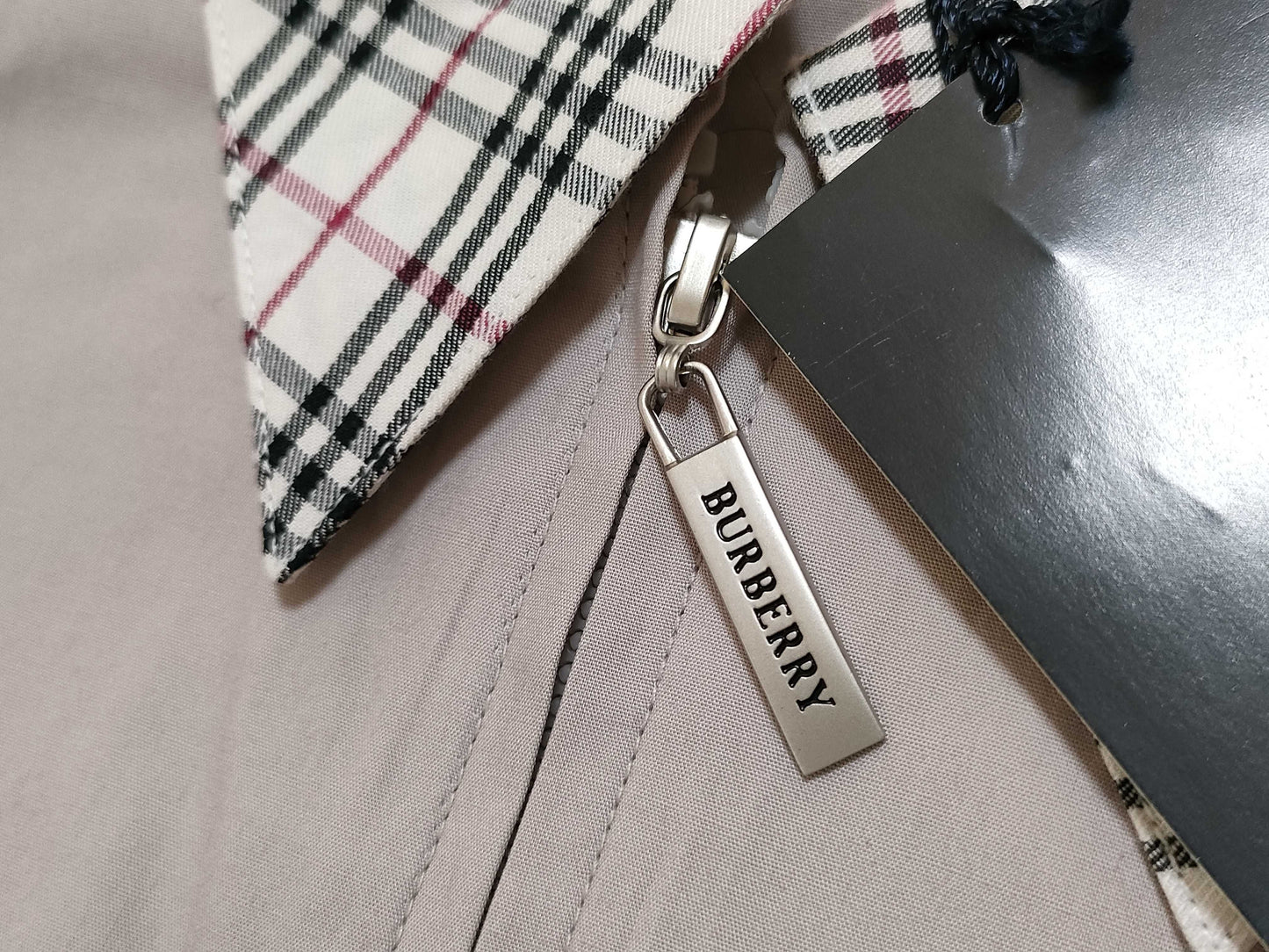 BURBERRY □ BURBERRY LONDON Zip-up Shirt with Tag Tops